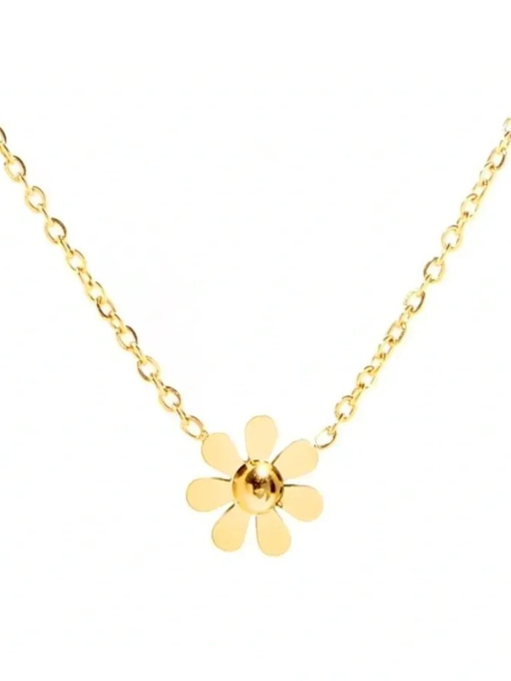 NWOT  Gold Daisy Necklace